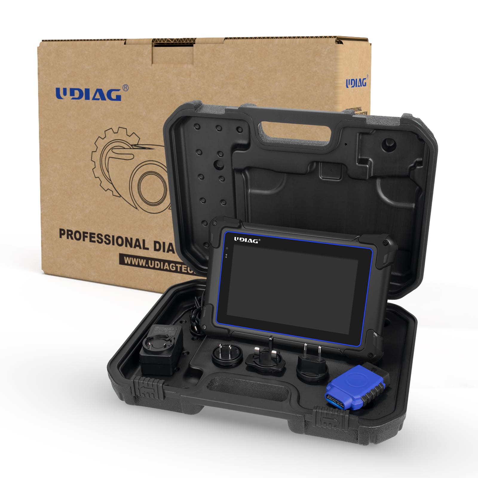 Kit completo UDIAG X-30 con maletín de transporte y accesorios