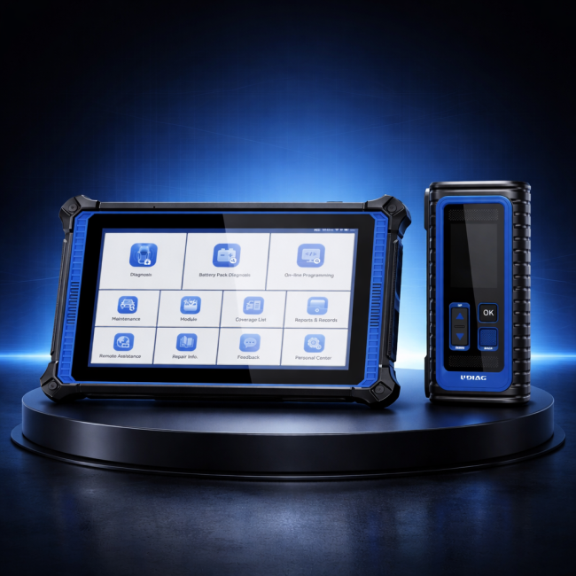 Valise diagnostic professionnel UDIAG X-95 PRO avec écran tactile 10.1 pouces et Android 10