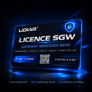 Licence SGW Gateway Mercedes-Benz – Bypass Security Gateway 1 an – Compatible X-95 PRO et X-60 – UDIAG