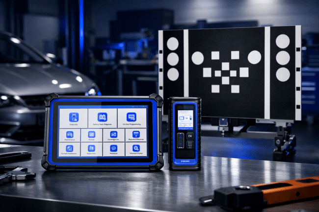 ogiciel calibration ADAS SuperADAS interface X-95 PRO procédures guidées