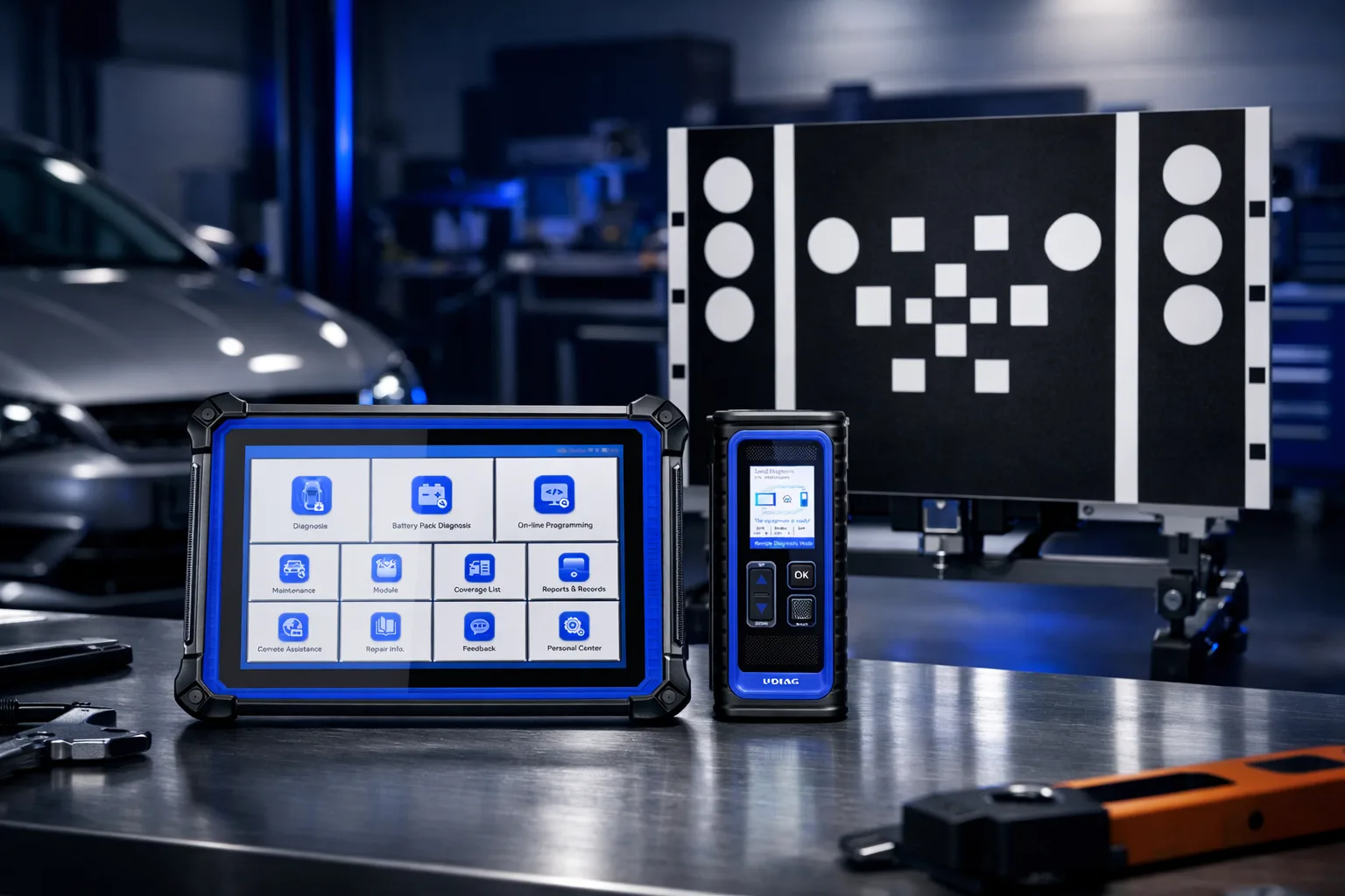 ogiciel calibration ADAS SuperADAS interface X-95 PRO procédures guidées