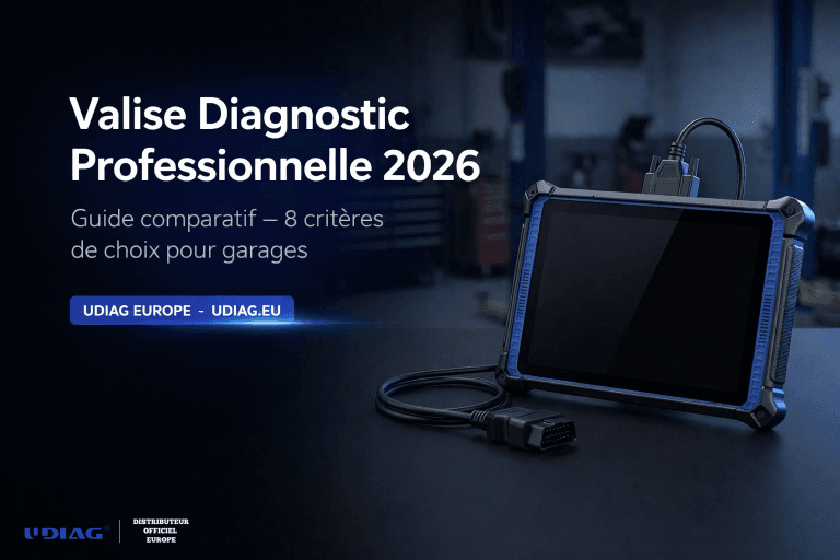 valise diagnostic professionnelle 2026 guide comparatif UDIAG X-95 PRO garage
