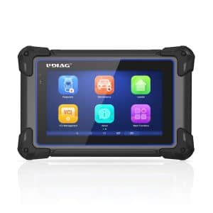 udiag-x50-scanner-diagnóstico-multimarca-cara Estuche de diagnóstico multimarca UDIAG X-50 vista lateral derecha