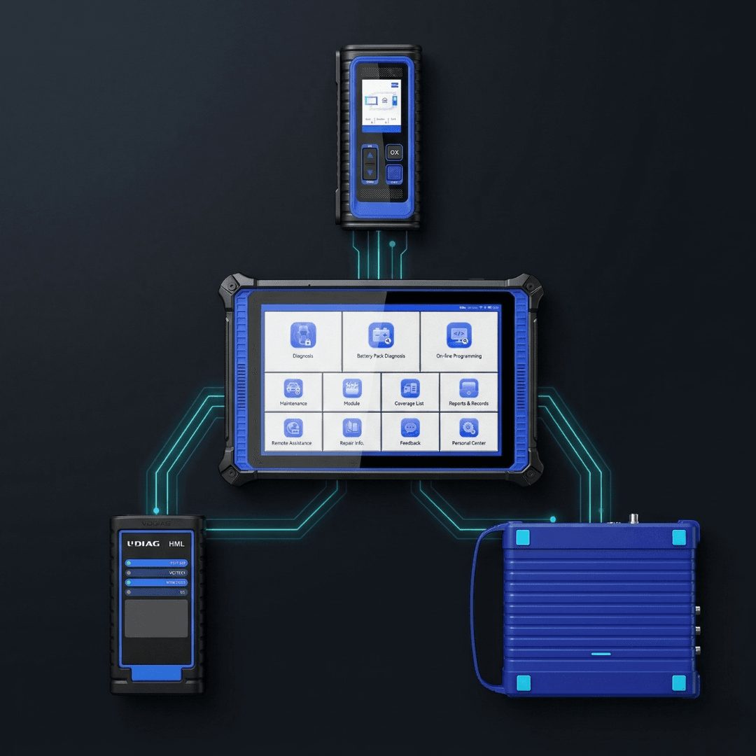 UDIAG X-95 PRO plateforme modulaire extensions EV950 HD950 ADAS