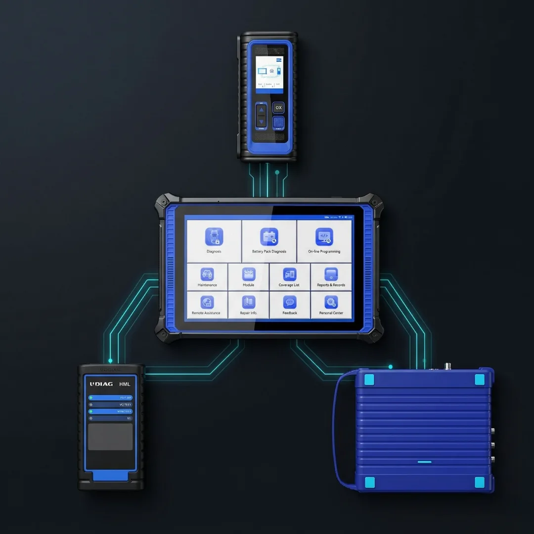 UDIAG X-95 PRO plateforme modulaire extensions EV950 HD950 ADAS