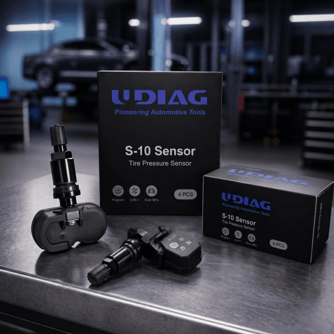capteur tpms universel programmable UDIAG S10 vue face corps principal