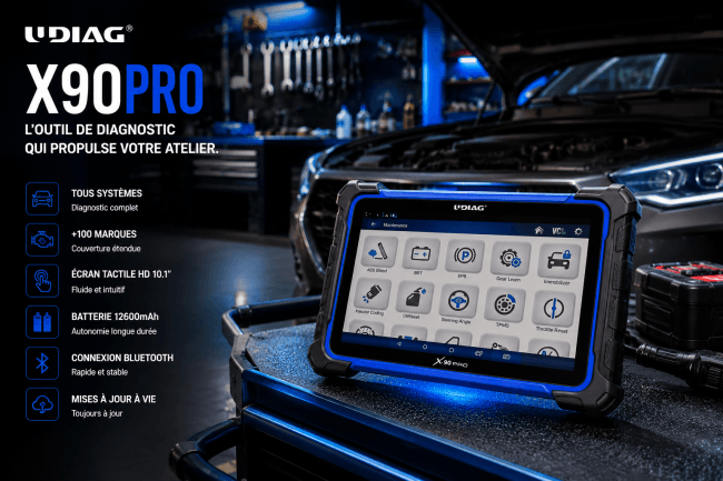 UDIAG X-90 PRO Système de Diagnostic Intelligent Multifonction